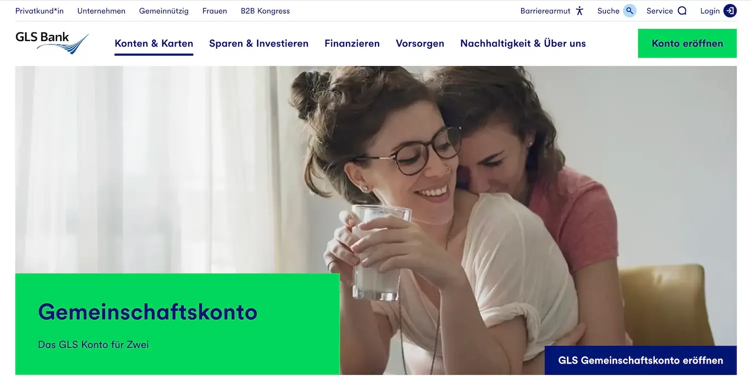 GLS Gemeinschaftskonto Startseite