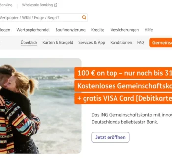 ING Gemeinschaftskonto als Familienkonto nutzen