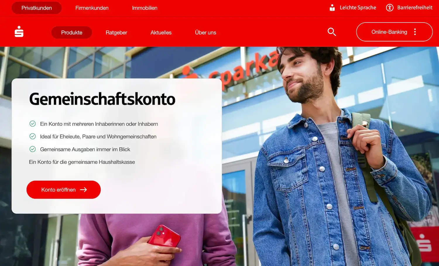 Sparkasse Gemeinschaftskonto Startseite