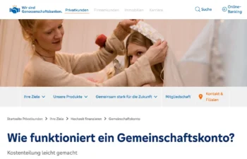 Volksbank Gemeinschaftskonto Startseite